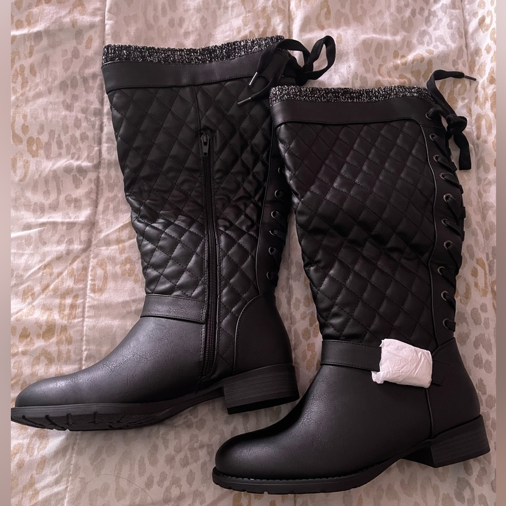 Black boots